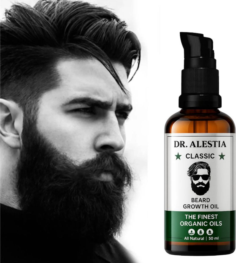 Dr. Alestia Advanced Beard Growth Oil | Argan Oil | Thicker & Healthier Beard