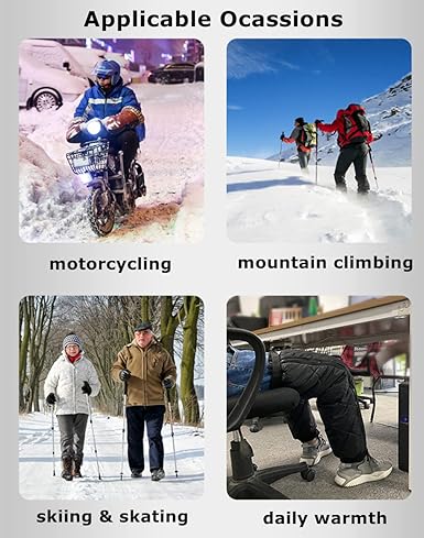 Warm Leg Sleeves Waterproof Motorcycle Knee Pads Zipper Leg Warmer