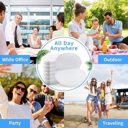 Sweat Pads, Unisex Summer Deodorants Underarm Anti Perspiration Sweat Pads