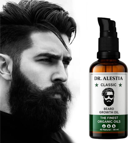 Dr. Alestia Advanced Beard Growth Oil | Argan Oil | Thicker & Healthier Beard