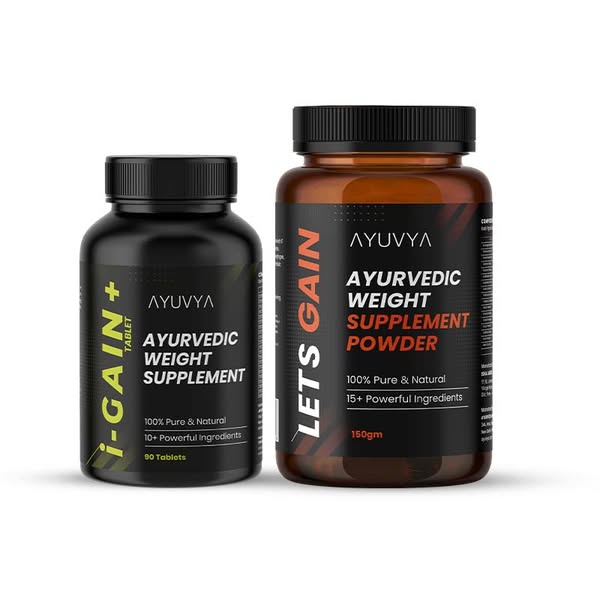 Weight Gainer for Men & Women | Natural Weight Gain Powder | Ashwagandha + Shatavari