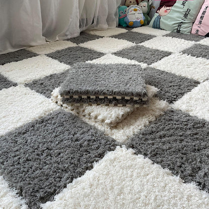 Floor Mats, Hand Washable, Thickened Non-Slip Carpet Tiles