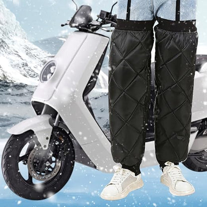 Warm Leg Sleeves Waterproof Motorcycle Knee Pads Zipper Leg Warmer