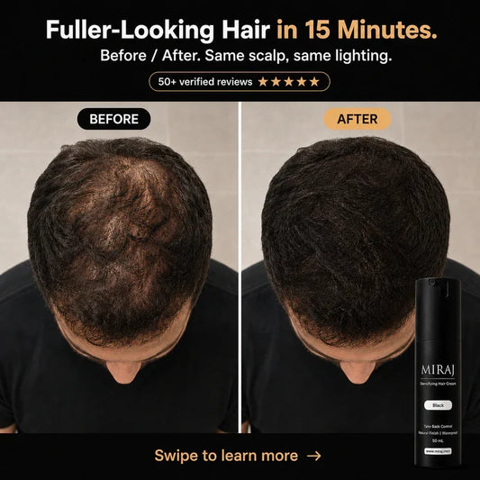 Instant Hair Densifying & Thickening Cream | 100% Natural & Safe