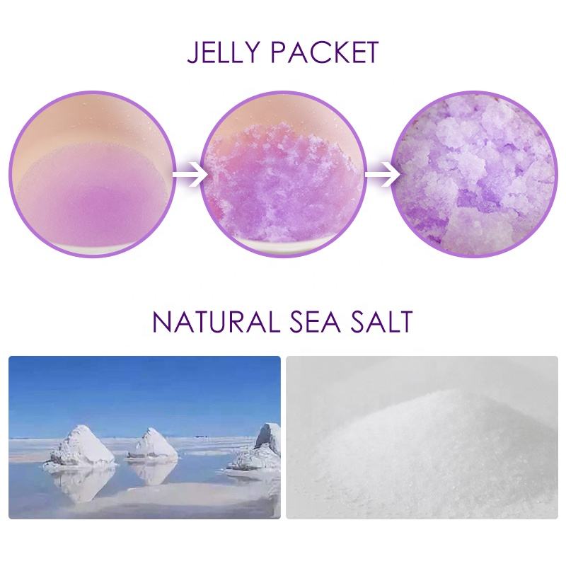 Lavender Crystal Jelly Spa Pedicure – Circulation & Anti-Swelling Foot Soak