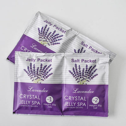 Lavender Crystal Jelly Spa Pedicure – Circulation & Anti-Swelling Foot Soak