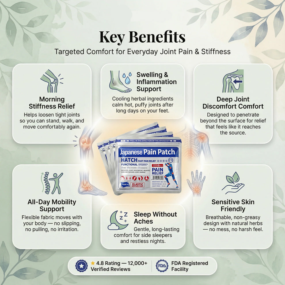 Premium Japanese Pain Relief Patches