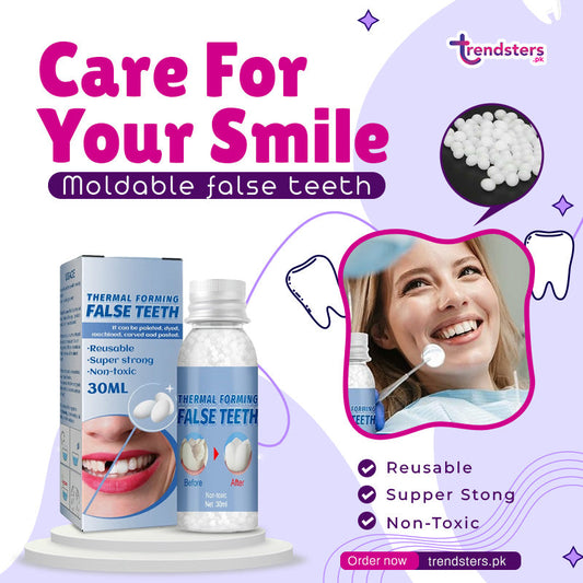 Moldable False Teeth