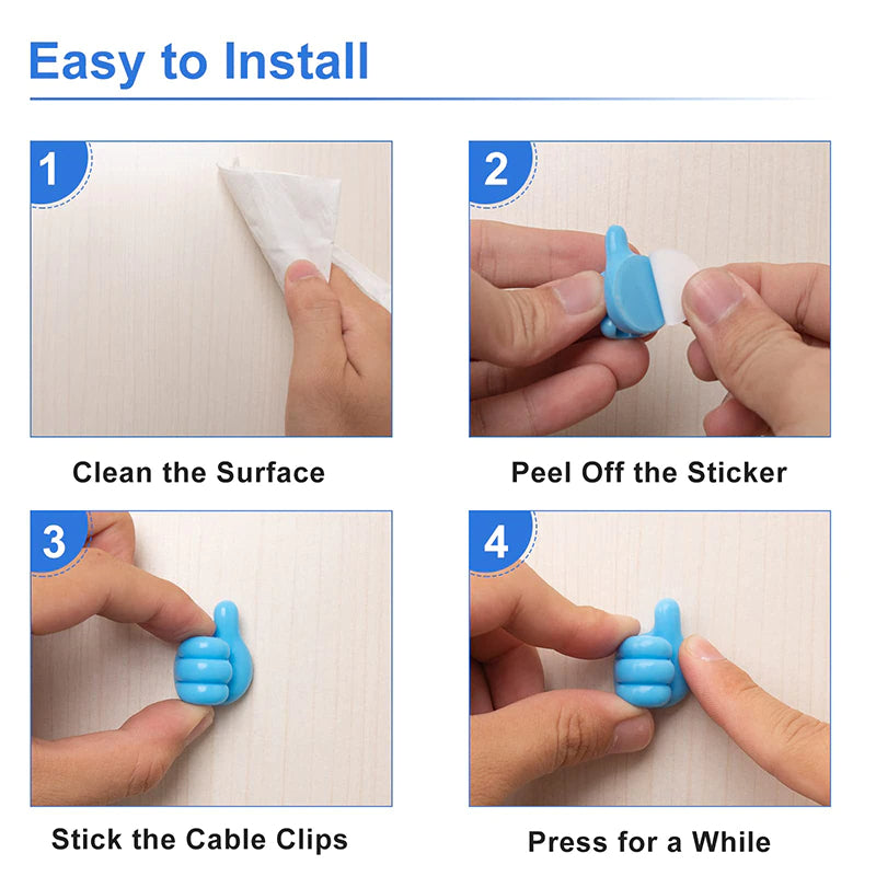 Silicone Thumbs Up Hook