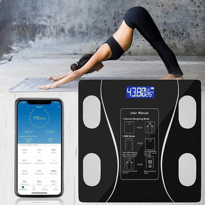 Smart Digital Body Weight Scale | Bluetooth, BMI & USB Charging