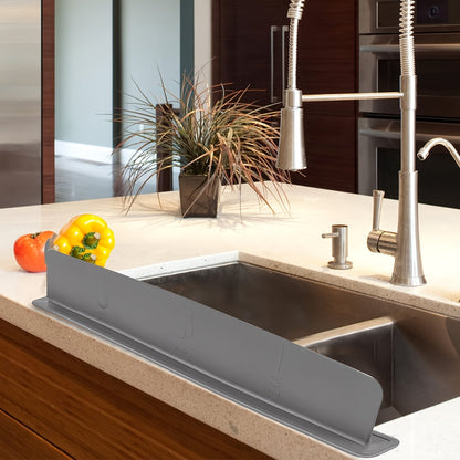 Silicone Kitchen Sink Splash Guard &amp; Water Blocking Board
