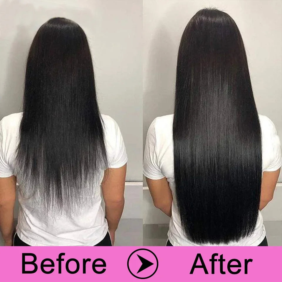 Soft Natural Straight Clip in Hair Extensions