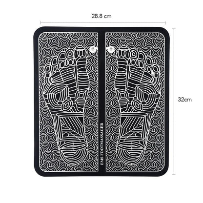 Electric EMS Foot Massager, Foldable Electric Foot Massage Mat, Acupressure Mat, Muscle Stimulation Foot Massager, Physiotherapy Foot Massager Pad, Leg Detox Spa Mat