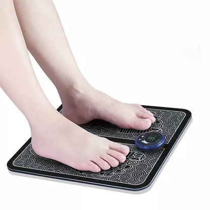 Electric EMS Foot Massager, Foldable Electric Foot Massage Mat, Acupressure Mat, Muscle Stimulation Foot Massager, Physiotherapy Foot Massager Pad, Leg Detox Spa Mat