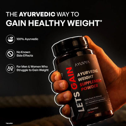 Weight Gainer for Men & Women | Natural Weight Gain Powder | Ashwagandha + Shatavari