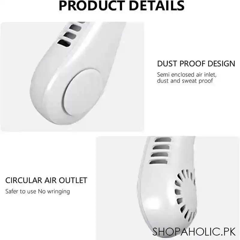 Rechargeable Portable Neck Fan